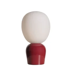 Buddy bordslampa Wine Red/opal glass