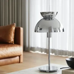 Butterfly bordslampa chrome