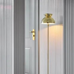 Butterfly golvlampa brass