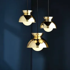 Butterfly Ø21 taklampa brass