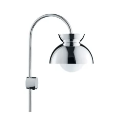 Butterfly vägglampa chrome