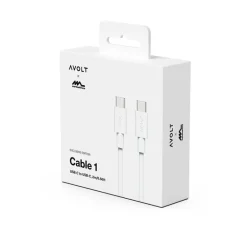 Cabel 1 USB-C to USB-C 2m Martinelli Luce Edition opal white