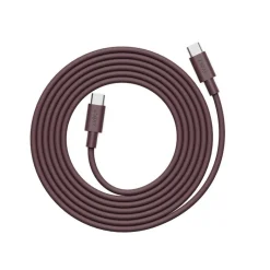 Cable 1 USB-C to USB-C 2m, BAUHAUS Mulberry Red