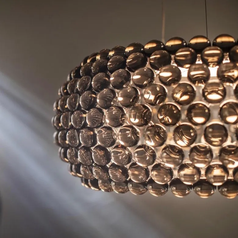 Caboche plus grande taklampa dimbar grå