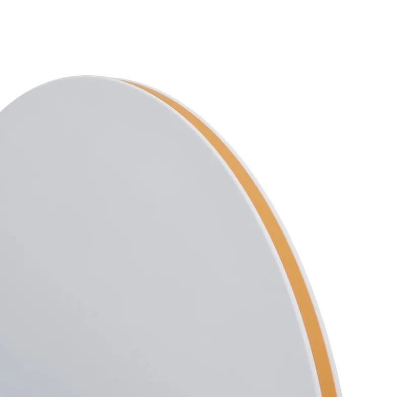 Calm Ø90 vägglampa vit/orange