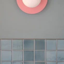 Candy big circle 360 L vägglampa Bubblegum Pink