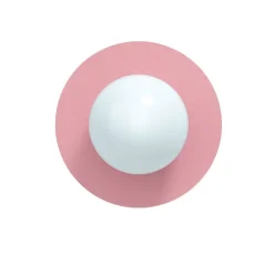 Candy big circle 360 L vägglampa Bubblegum Pink