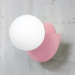 Candy big circle 180 L vägglampa Bubblegum Pink
