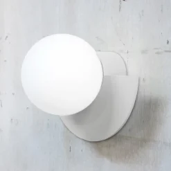 Candy big circle 180 L vägglampa Cottoncandy White