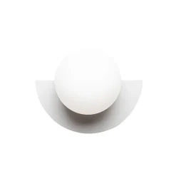 Candy big circle 180 L vägglampa Cottoncandy White