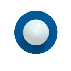 Candy big circle 360 L vägglampa Electric Blue
