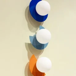 Candy big circle 360 L vägglampa Electric Blue