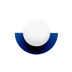 Candy big circle 180 L vägglampa Electric Blue