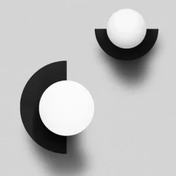 Candy big circle 180 L vägglampa Ninja Black