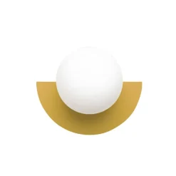 Candy big circle 180 L vägglampa Sandcastle Ochre