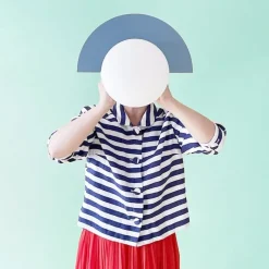 Candy big circle 180 L vägglampa Scandi Blue