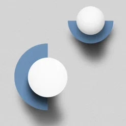 Candy big circle 180 L vägglampa Scandi Blue