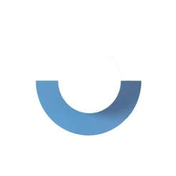 Candy big circle 180 L vägglampa Scandi Blue