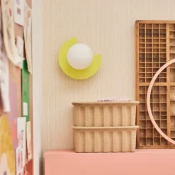 Candy big circle 270 L vägglampa Sunshine Yellow