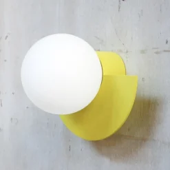 Candy big circle 180 L vägglampa Sunshine Yellow