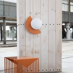 Candy big circle 180 L vägglampa Zesty Orange