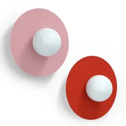 Candy big circle 360 S vägglampa Bubblegum Pink