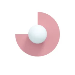Candy big circle 270 S vägglampa Bubblegum Pink