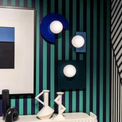 Candy big circle 270 S vägglampa Electric Blue