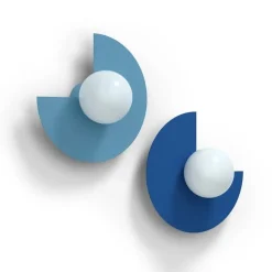Candy big circle 270 S vägglampa Electric Blue