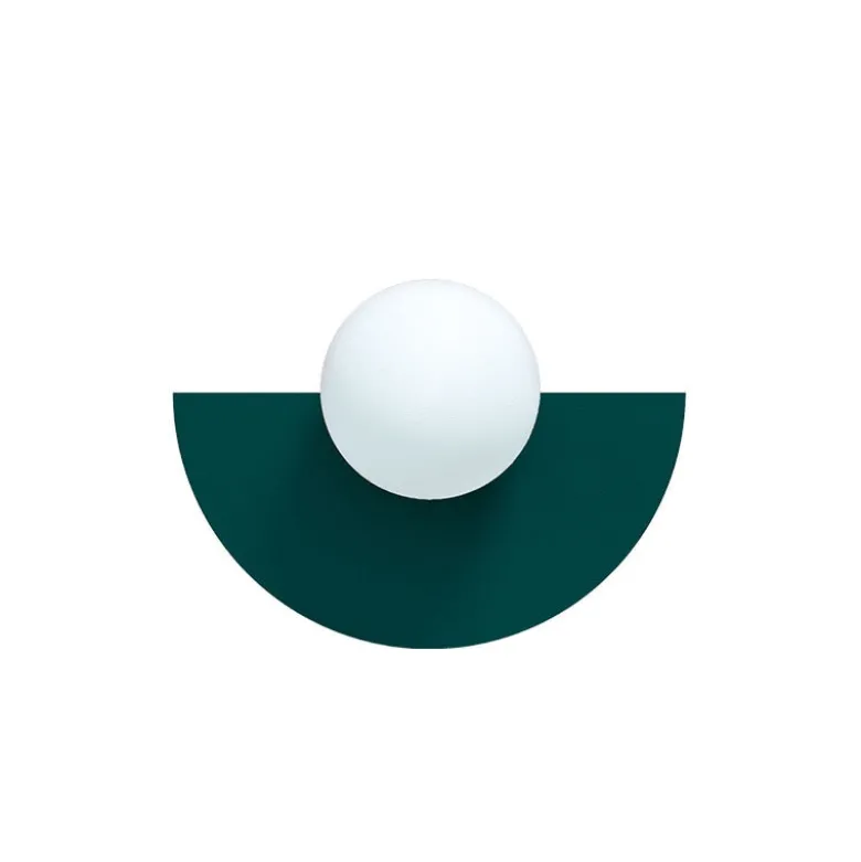 Candy big circle 180 S vägglampa Peacock Green