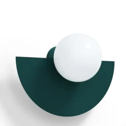 Candy big circle 180 S vägglampa Peacock Green