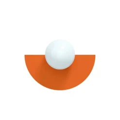 Candy big circle 180 S vägglampa Zesty Orange