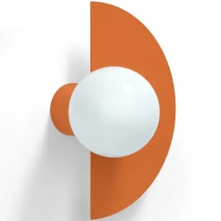 Candy big circle 180 S vägglampa Zesty Orange