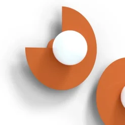 Candy big circle 360 S vägglampa Zesty Orange