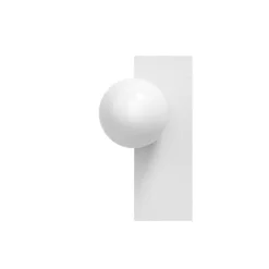 Candy big rectangle S vägglampa Cottoncandy White