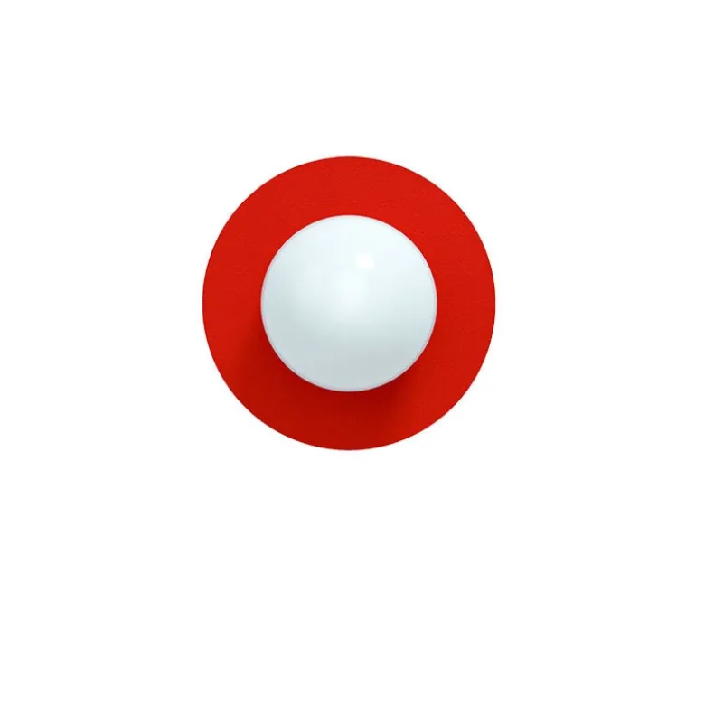 Candy little circle 360 S vägglampa Strawberry Red