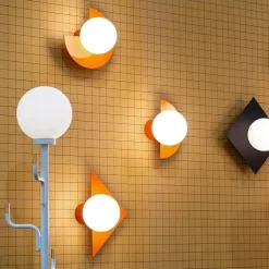 Candy little circle 270 S vägglampa Zesty Orange