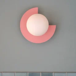 Candy little circle 270 S vägglampa Bubblegum Pink