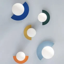 Candy little circle 180 S vägglampa Zesty Orange