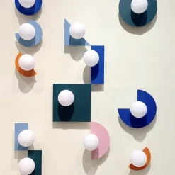 Candy little rectangle S vägglampa Scandi Blue