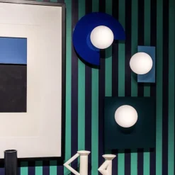 Candy little rectangle S vägglampa Scandi Blue