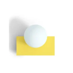 Candy little rectangle S vägglampa Sunshine Yellow