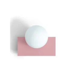 Candy little rectangle S vägglampa Bubblegum Pink
