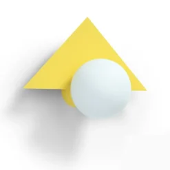 Candy little triangle S vägglampa Sunshine Yellow