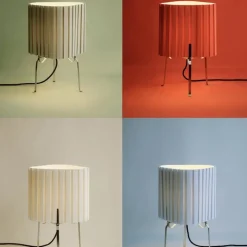 Canelé bordslampa soft blue