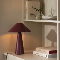 Cannes bordslampa burgundy