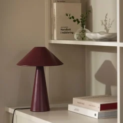 Cannes bordslampa burgundy