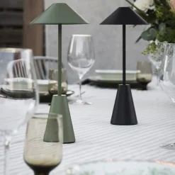 Cannes 32 Portabel bordslampa Mossgrön IP54