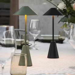 Cannes 32 Portabel bordslampa Mossgrön IP54
