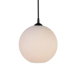 Capo Ø300 taklampa svart/opal glas
